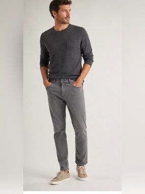 Faherty Stretch jeans Pants Gray Size 30 x 34